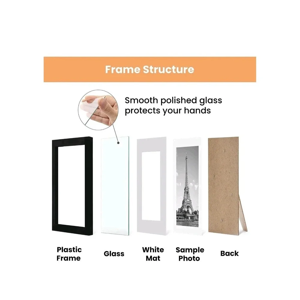 8X10 Picture Frame Set of 10 Display Pictures 8X10  Multi Photo Frames Collage